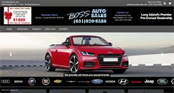 Desktop Screenshot of bossautosale.com